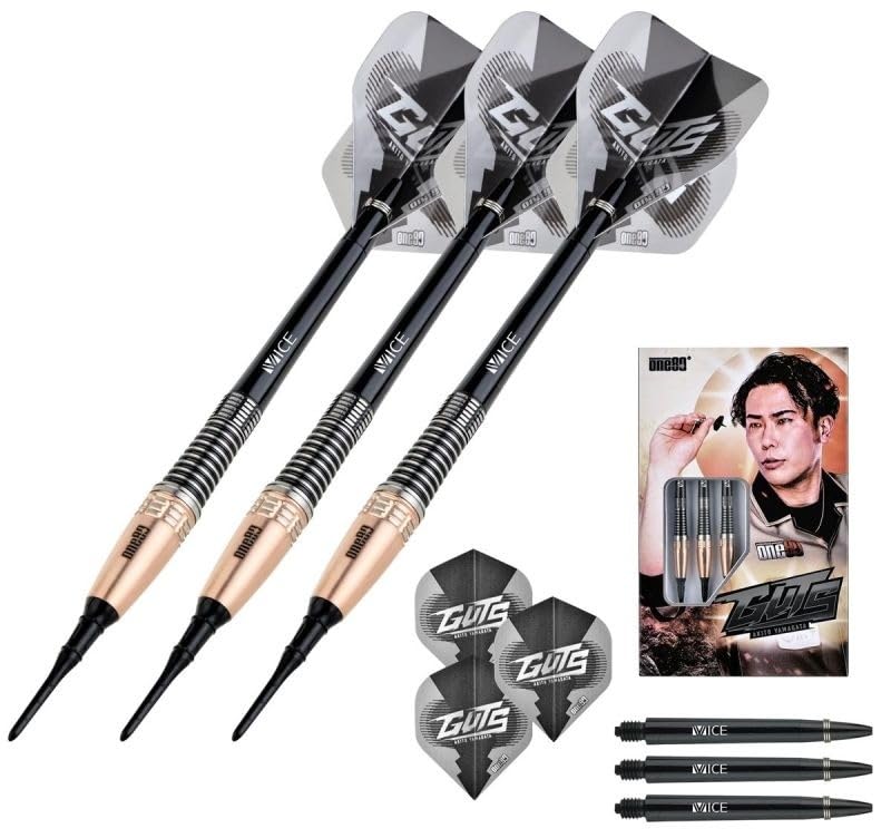 One80 GUTS 20g 山形明人選手モデル　ダーツ ソフトタイプ ダーツ > ソフトダーツ > ブランド【ワ行】 > ワンエイティ