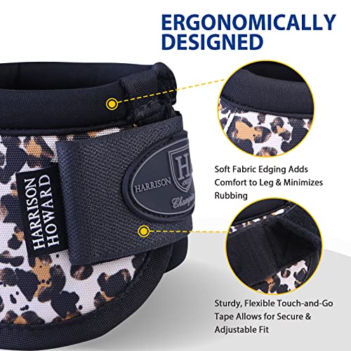 image for Harrison Howard Horse Bell Boots Overreach Bell Boots No-Turn Bell Boo