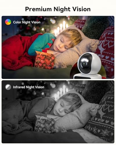 TMEZON Video Pet Dog Camera Indoor Two Way Wireless Security Camera Monitor 1080P with Phone app and Motion Detection,Baby/Elderly/Nanny Audio Calling Device Pan Tilt - Image 6