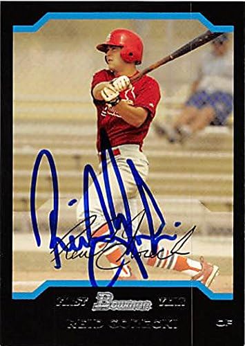 123258 St Louis Cardinals Ft 2004 Bowman First Year No. 308 Reid Gorecki Autographed Baseball Card