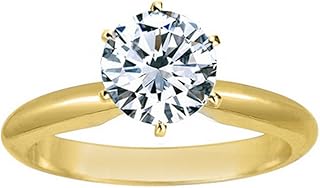 1 to 5 Carat 14K White Gold IGI CERTIFIED Lab Grown Diamond 6 Prong Soli...