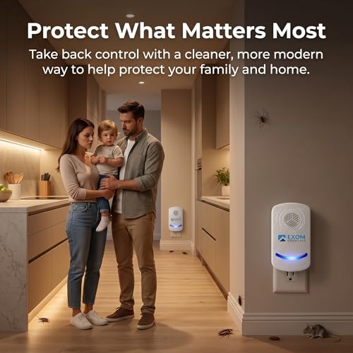 Image of T-24, Ultrasonic Pest Repeller Wall Plug-in Most Effective Than Repellents - Get Rid of - Rodents, Squirrels, Mice, Rats, Bats, Roaches, Ants, Spiders, Bed Bugs (6 Pack)