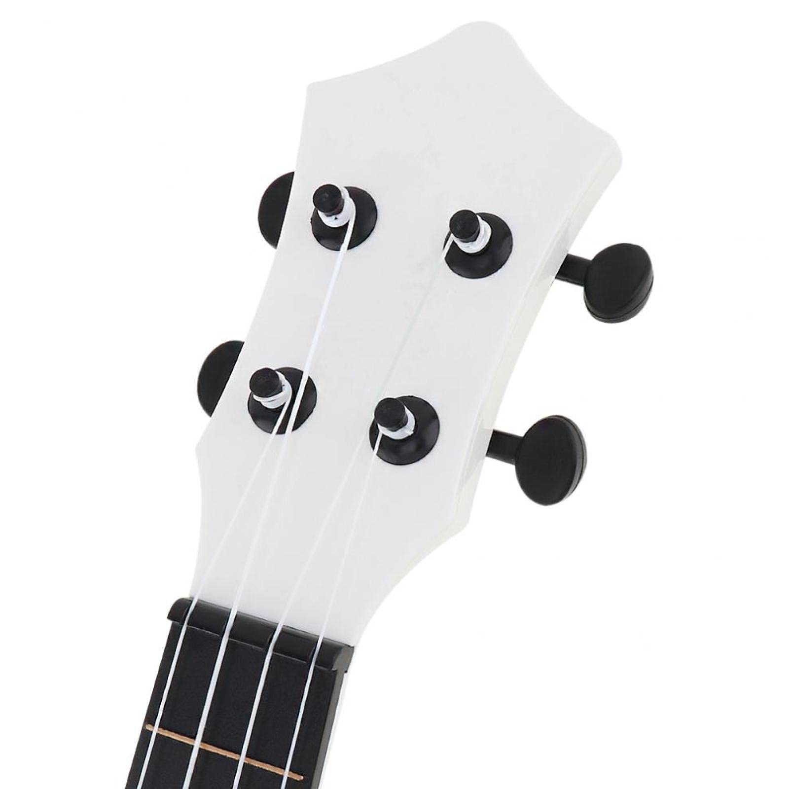 Ukulele soprano da 21 pollici 15 tasti 4 corde con plettro per regalo per bambini per bambini principianti
