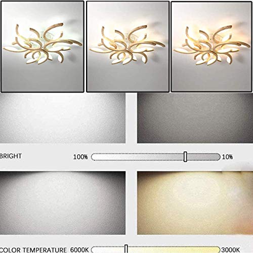 Plafond à LED en bois télécommandé pour salon et chambre