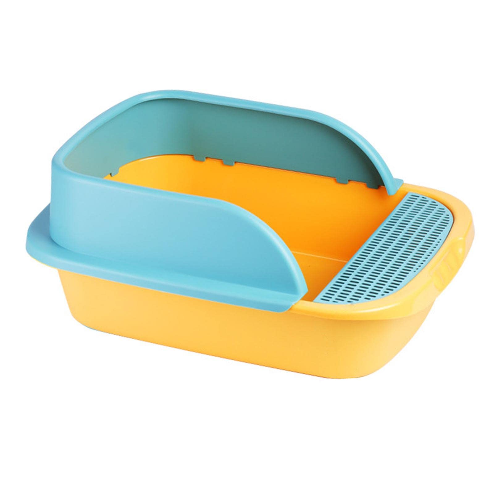 BNF Pet Toilet Pan Cat Litter Box for Sand Box Supplies Small Animals Kitten Yellow | Pet Supplies | Cat Supplies | Litter Boxes | Litter Boxes-image-47