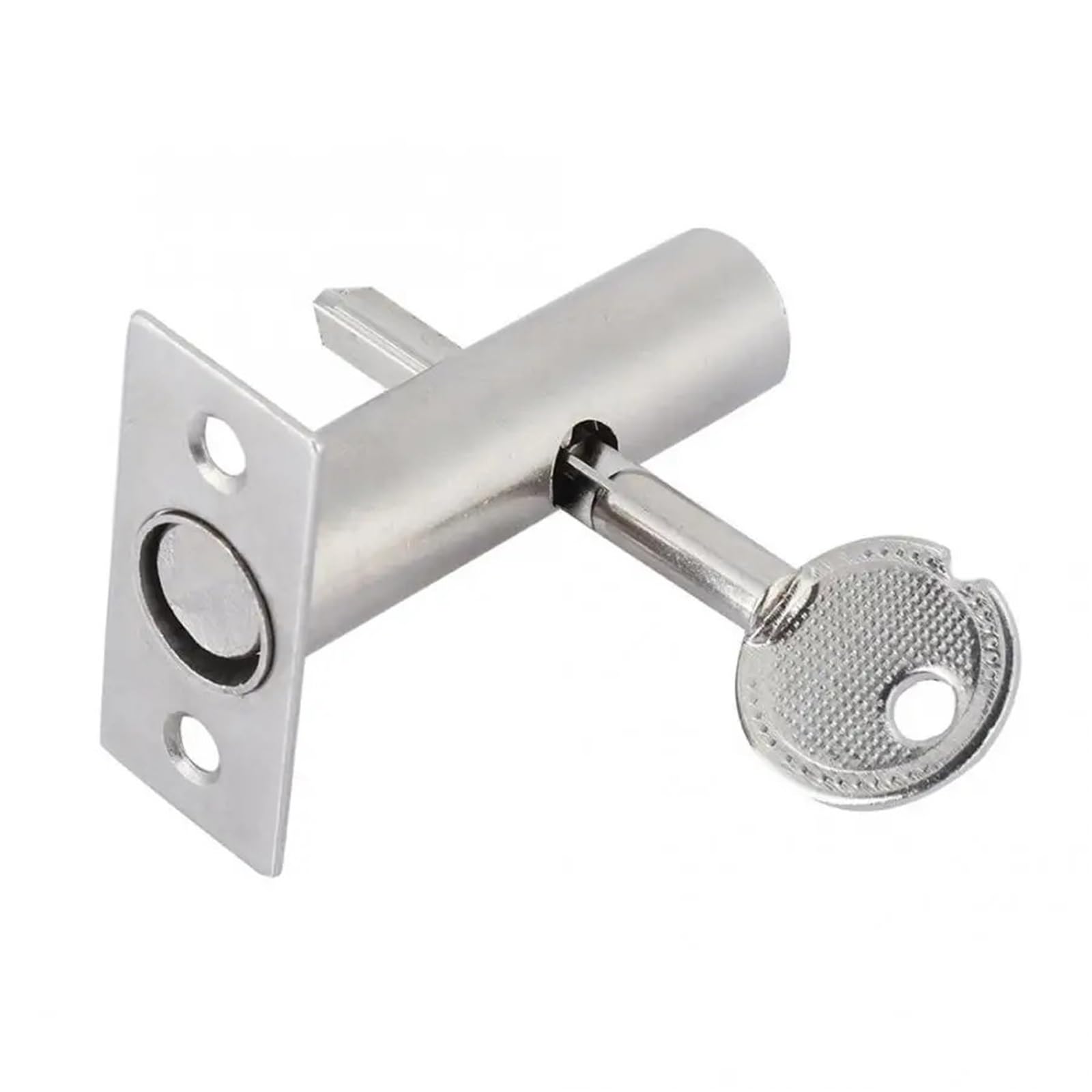 Serrure de porte coupe-feu en acier inoxydable pour gaine technique dissimulée