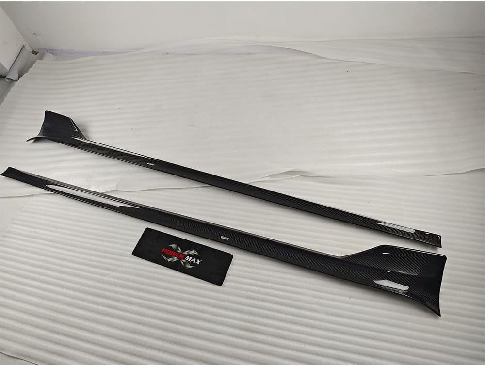 Carbon Fiber Side Skirts RZ Style Compatible with Model S 2021-2023