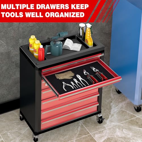 LARBANKE 7-Drawer Plastic-Frame Tool Chest