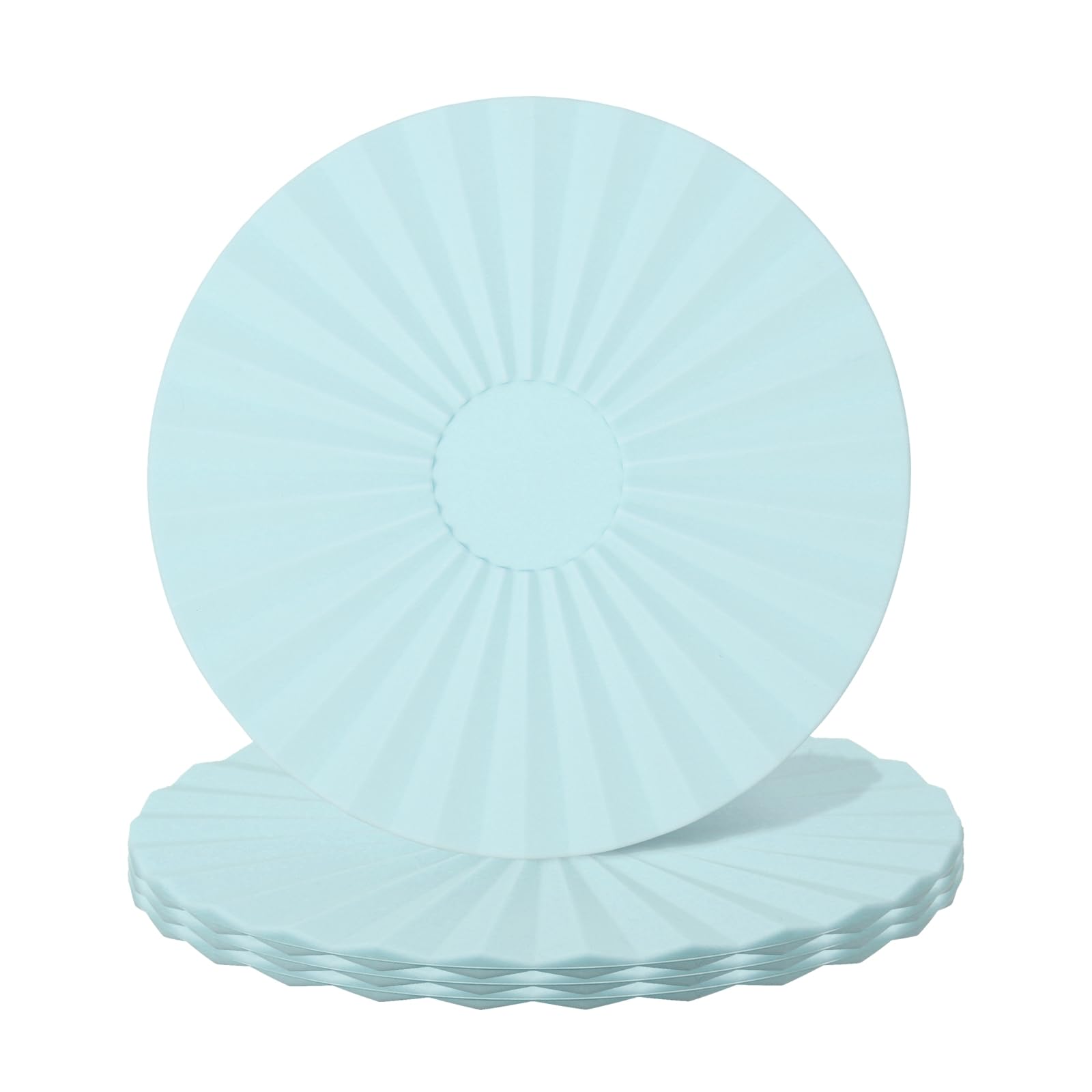 Dessous de verre ronds en silicone uxcell | Lot de 4 patins de table de 10,2 cm imperméables