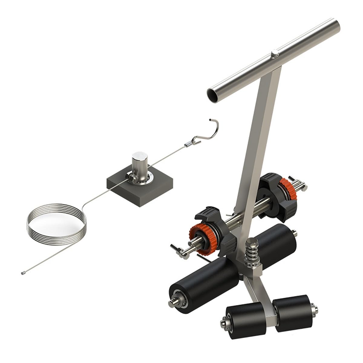 UMJIGF Court Line Tape Machine Court Marking Kit for Concrete Hand Push Floor Marking Tool Playing Field Line Striping Machines Basketball Court Marking Applicator Kit