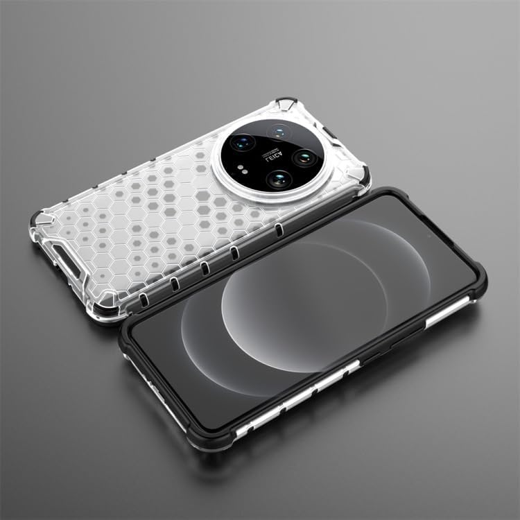 Image of Hard PC Back Case Cover for Xiaomi Mi 14 Ultra 5G Anti Slip Ultra Thin Shockproof Reinforced Corners (Polycarbonate|Transparent)