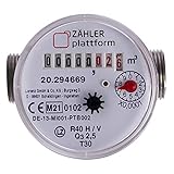 mit CE-Zertifizierung und EG-Zulassung, Gultigkeit der Eichung Warmwasserzähler 5 Jahre und Kaltwasserzähler 6 Jahre