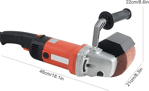 Miniatura 2 de Máquina pulidora de pulido de 1400 W Máquina pulidora de mano de acero inoxidable de 500-3000 RPM Pulidora de rueda de 110 V Máquina de dibujo de