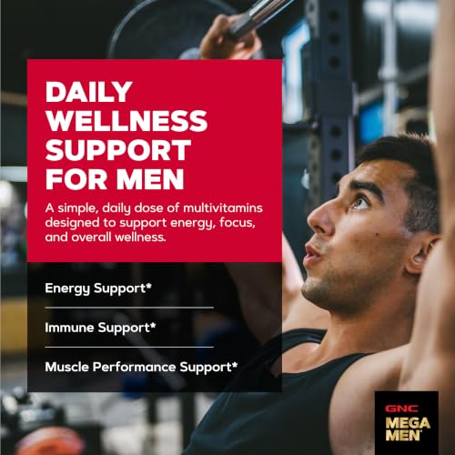 GNC Mega Men Sport Multivitamin, Performance & Muscle Function, 90 Count - Image 2
