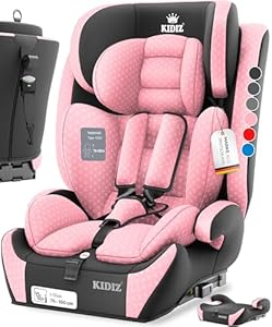 KIDIZ® Autokindersitz Triangle Premium Kindersitz mit Isofix Kinderautositz | Autositz Sitzschale | 9 kg - 36 kg 1-12 Jahre | Gruppe 1/2/3 | universal | zugelassen nach ECE R129/03