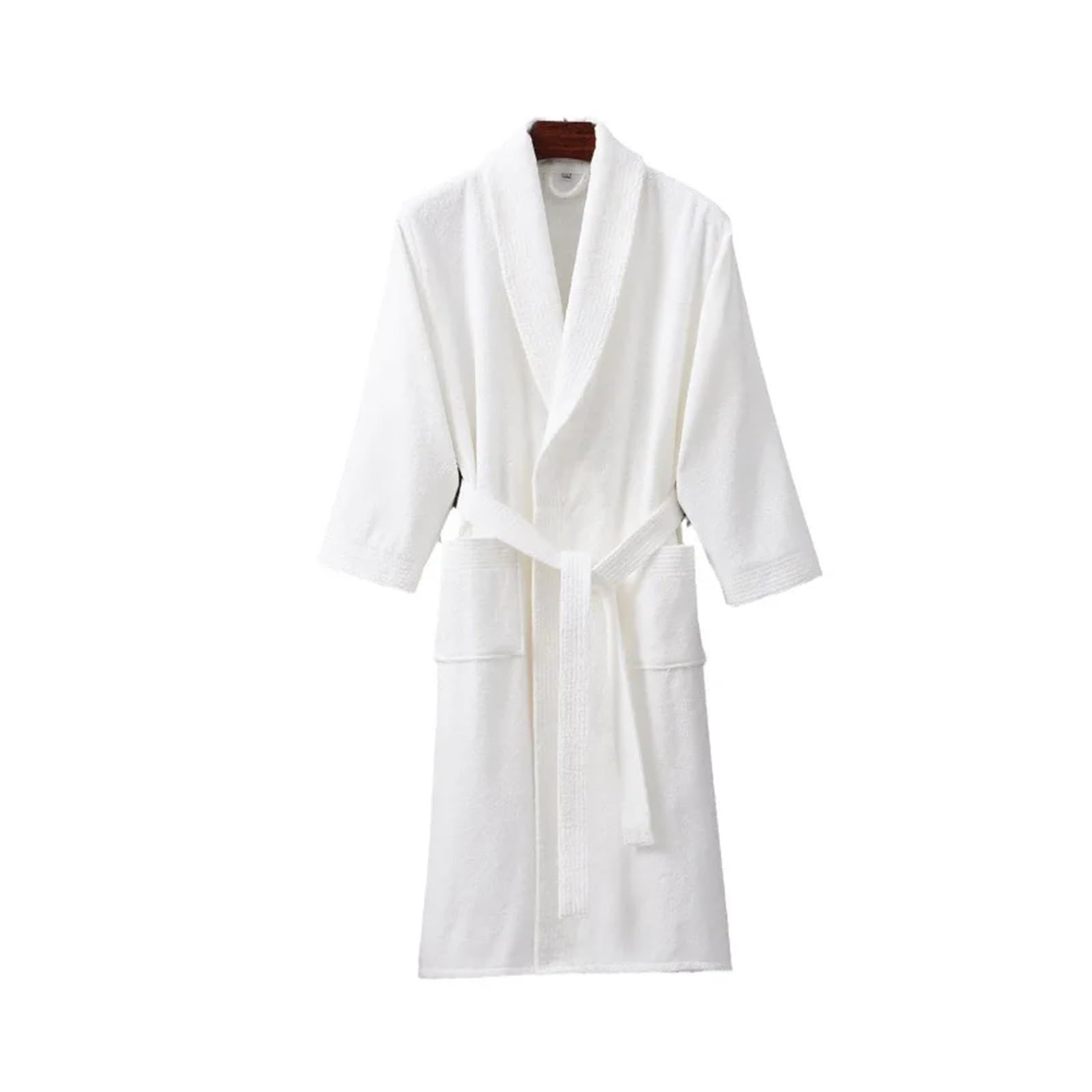 Accappatoio for coppie in cotone, nuovo accappatoio for donne e uomini, assorbente for l'acqua, camicia da notte, morbido, abbigliamento for la casa, accappatoi solidi per CASA, SPA, SAUNA