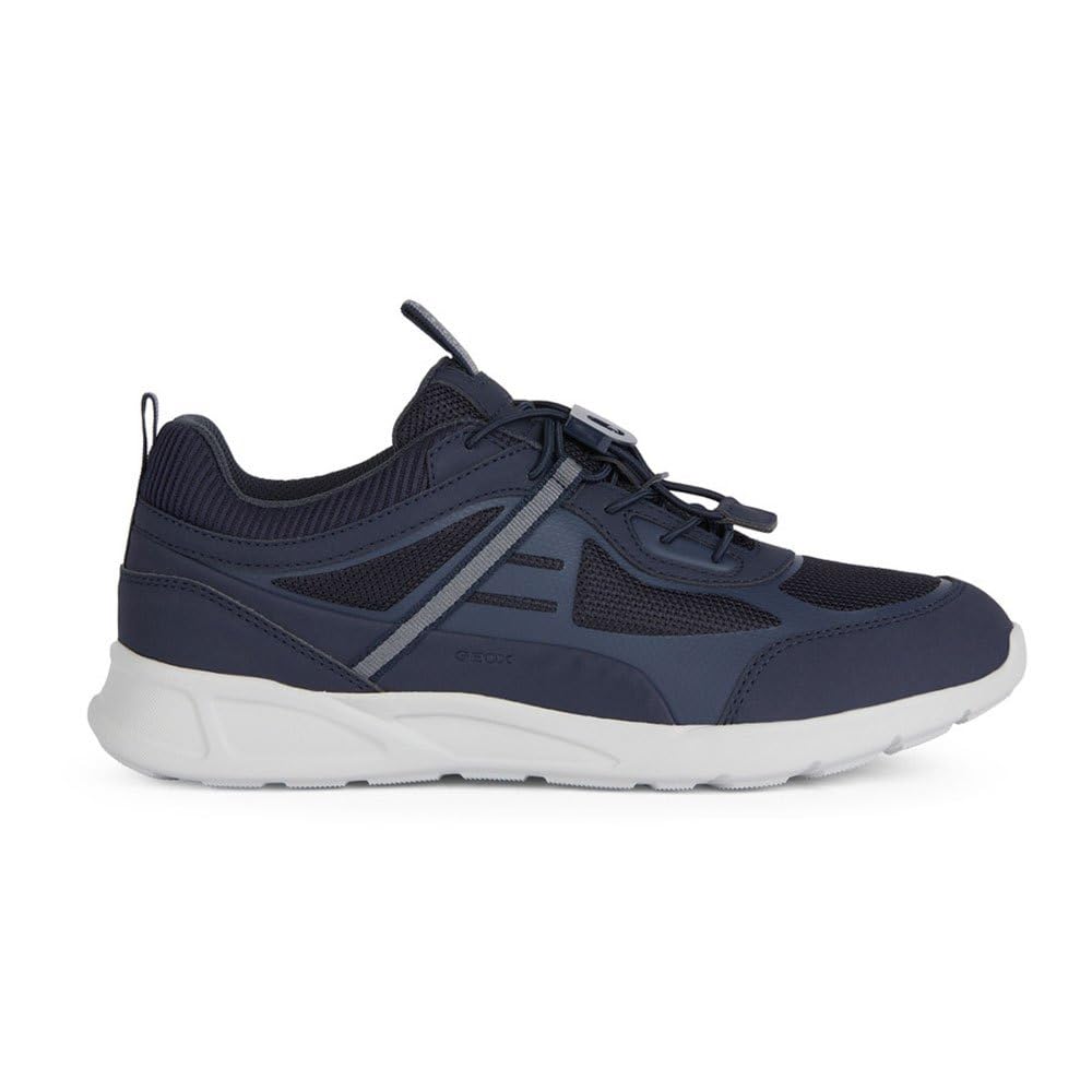 Geox Boys' U Sanzio A Trainers, Navy, 7 UK
