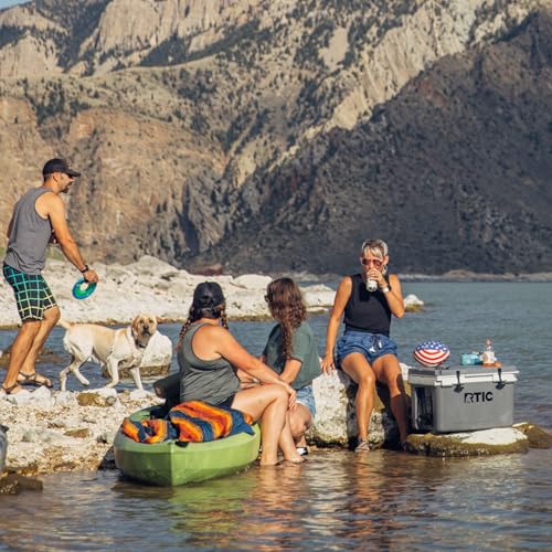 Image of RTIC 32 QT Ultra-Light Hard Cooler | Portable Hard Ice Chest Box for Beach, Drinks, Camping, Picnic, Fishing, Boat, Barbecue, 30% Lighter Than Rotomolded