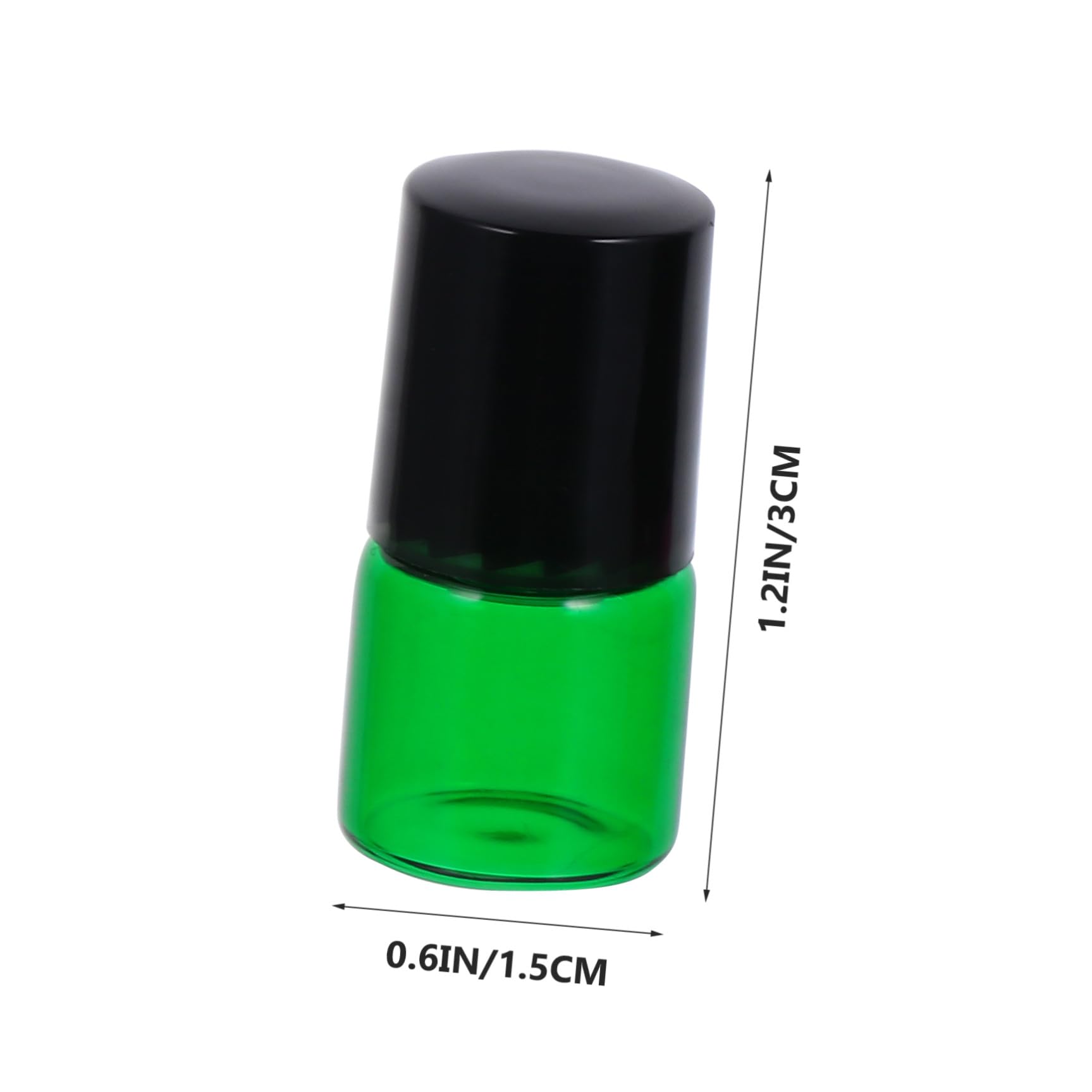 Set da 40 Bottiglie in Vetro Roll On per Olio Essenziale e Profumo, Design Portatile Pallina a Rullo, per Viaggi e Uso Quotidiano