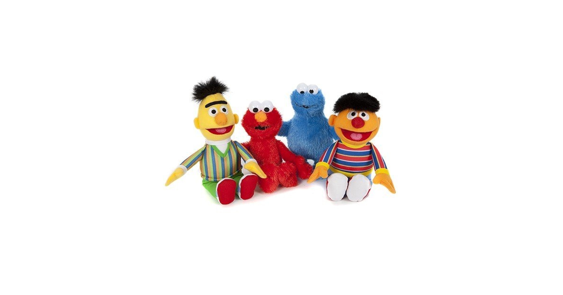 Ulica Sezamkowa 4 pacynki w zestawie Ernie Bert Elmo potwór