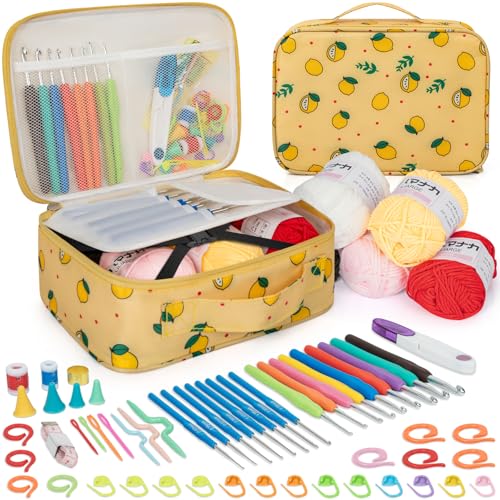 GMAK Crochet Kit for Beginners (59 PCS)