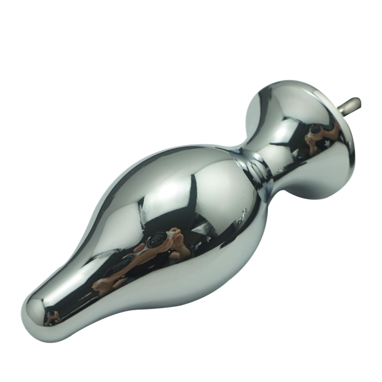 Spina anale 3pcs set grande medio piccolo anello di trazione in metallo di cristallo plug anale in acciaio inossidabile argento butt plug giocattoli del sesso