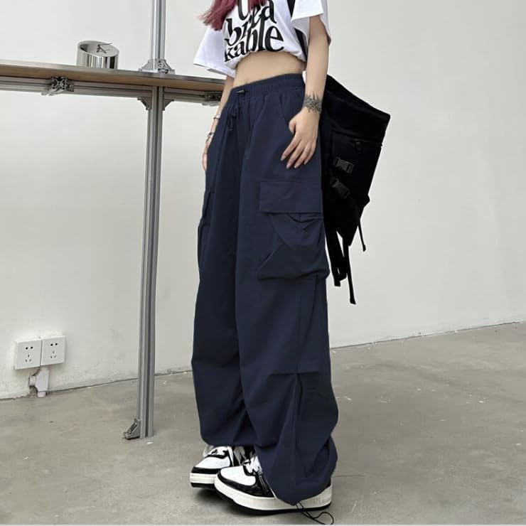 Cargo Pants Women Baggy Parachute Pants Woman Mutil Pockets Loose Fit Y2K Casual Pants for Women - Image 4