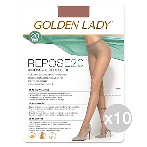 Medias Reposo 20 Daino Golden Lady evita el cansancio en las piernas con este pack