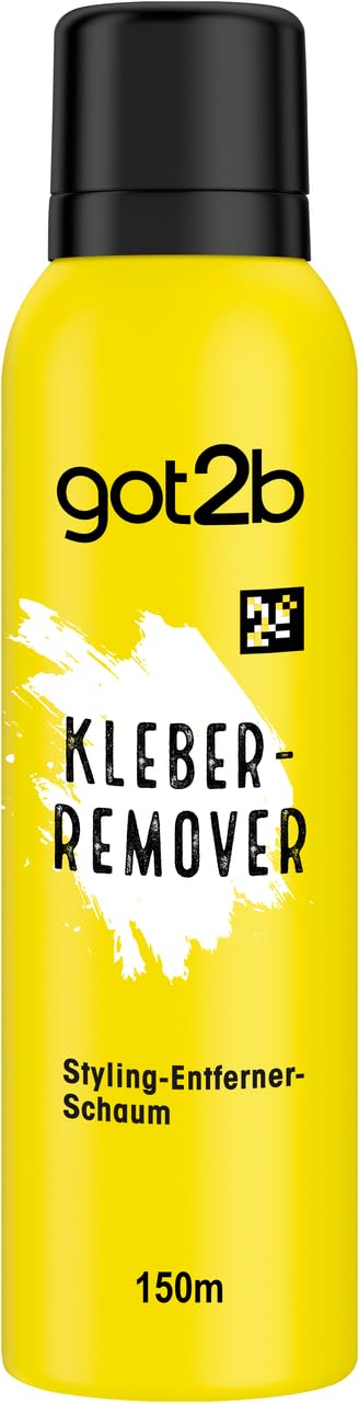 got2b Kleber-Remover Entferner-Schaum (6x 150 ml), Hair Mousse entfernt Rückstände aus dem Haar ohne Waschen, Haarschaum für sofortiges Re-Styling, sanft zur Kopfhaut