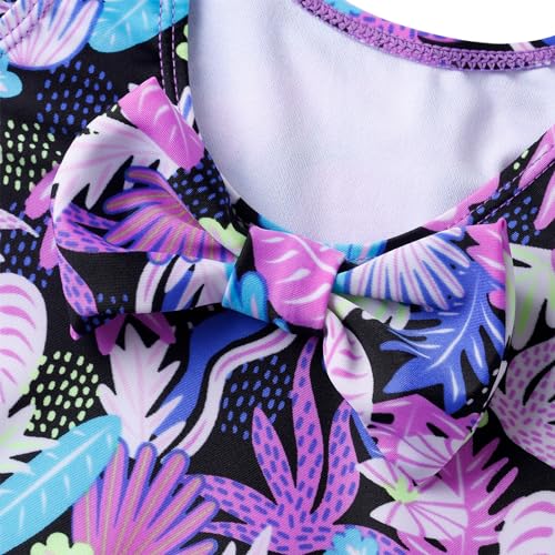 LIZENS Girls' One-Piece Swimwear Stylish Girls Swimsuit for Kids Colorful Girls Bathing Suit with Ruffle3