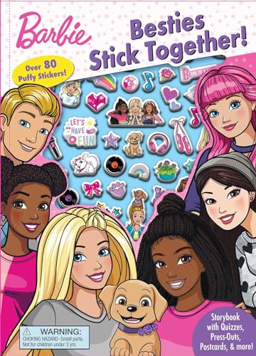 Barbie: Besties Stick Together (Puffy Stickers)