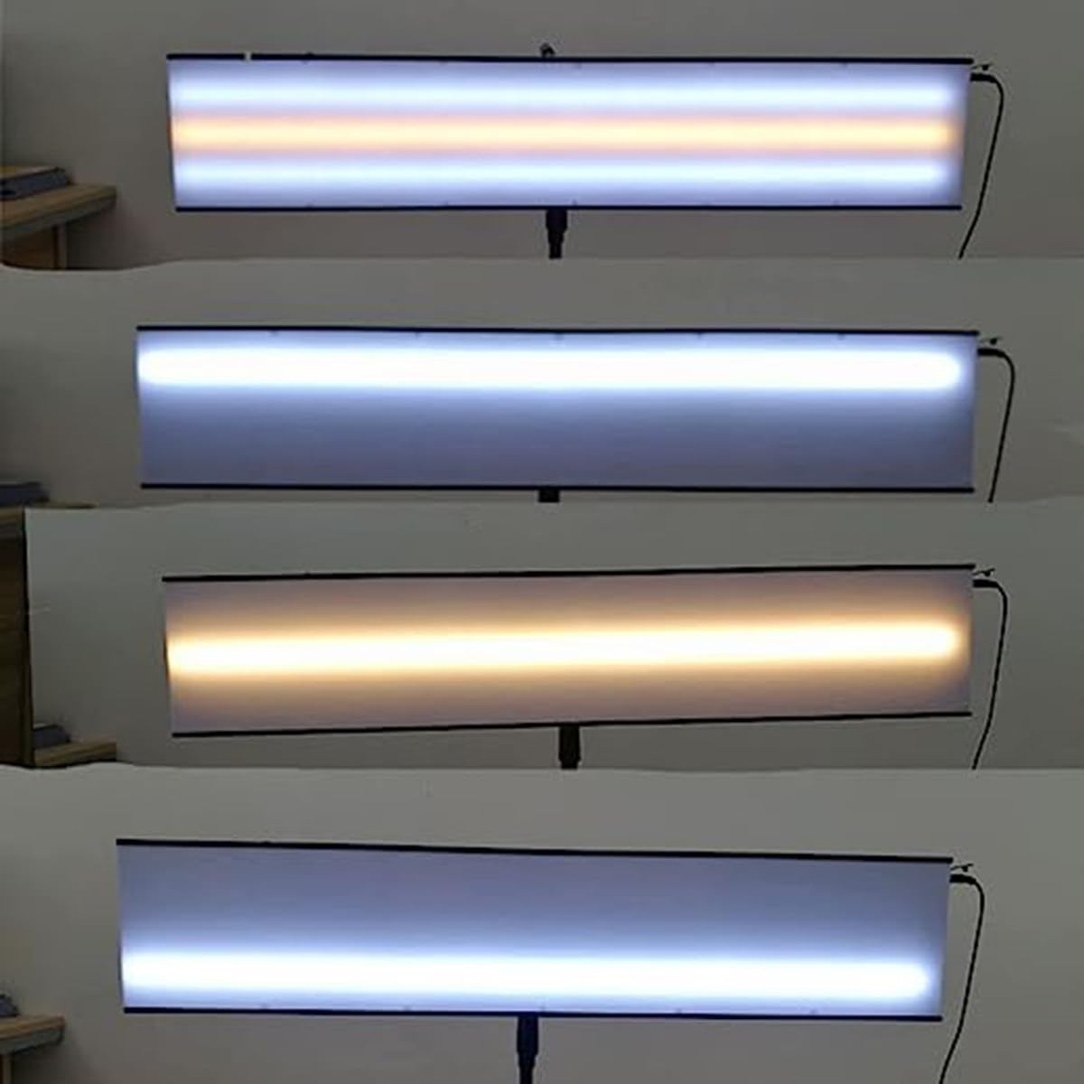 con 3 Ruote mobili, Strumento di Illuminazione per ammaccature Auto, Sistema di Illuminazione Regolabile, Senza Bordo Riflettente per Vernice, Luce di rilevamento a LED