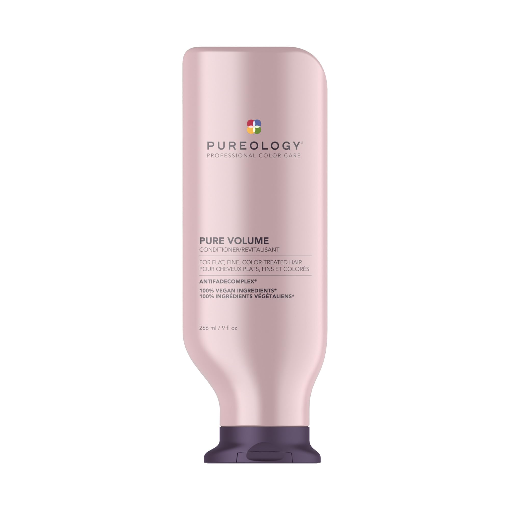 Pureology Pure Volume, Conditioner, For Flat, Fine, Colour-Treated Hair, Adds Weightless Volume, Vegan Formulas, Sulphate Free for a Gentle Cleanse