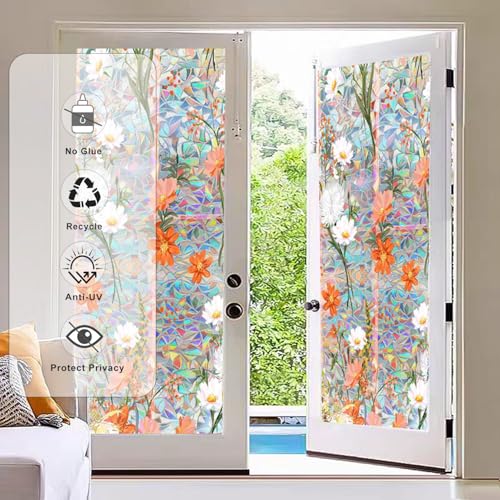 Vinilo decorativo para ventana Deneco 39.3 x 16.9 pulgadas miniatura 5