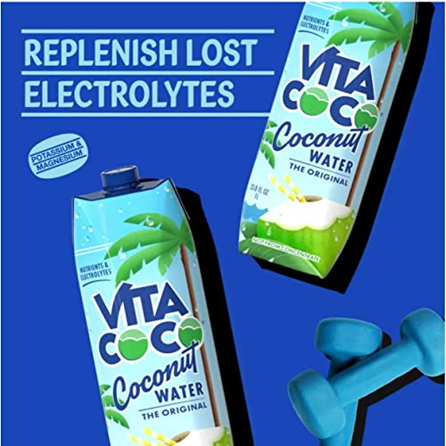 Image of Vita Coco Coconut Water, Original, 33.8 Oz (Pack of 4)