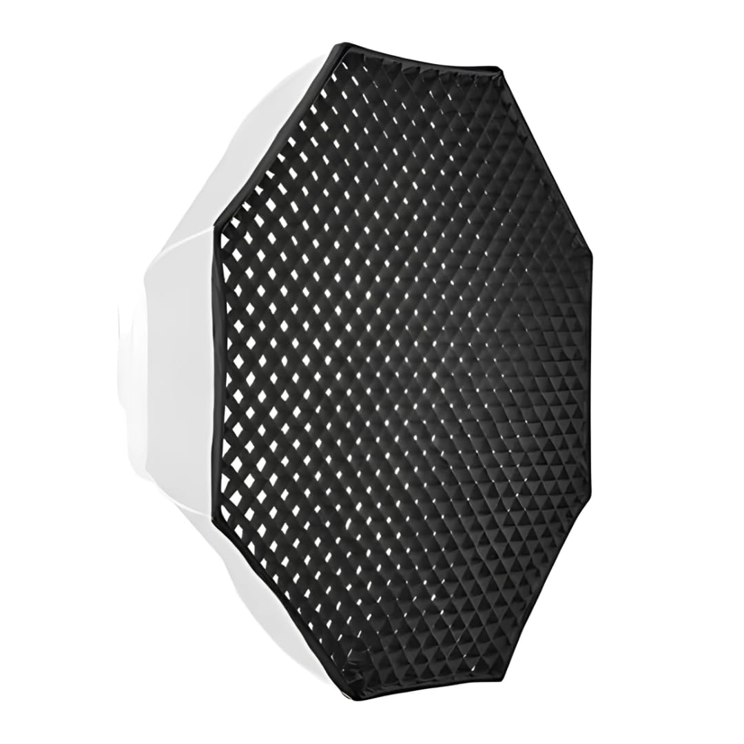 YUGAM Octagon Honeycomb Soft Grid, Flash Speedlight Umbrella Photo Softbox Reflector, for Softbox Studio Flash Lighting kit Grid (120CM Grid)-picture-10