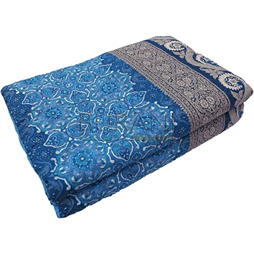 Bassetti TREMEZZO Colcha Algodón, Azul, 265 x 255