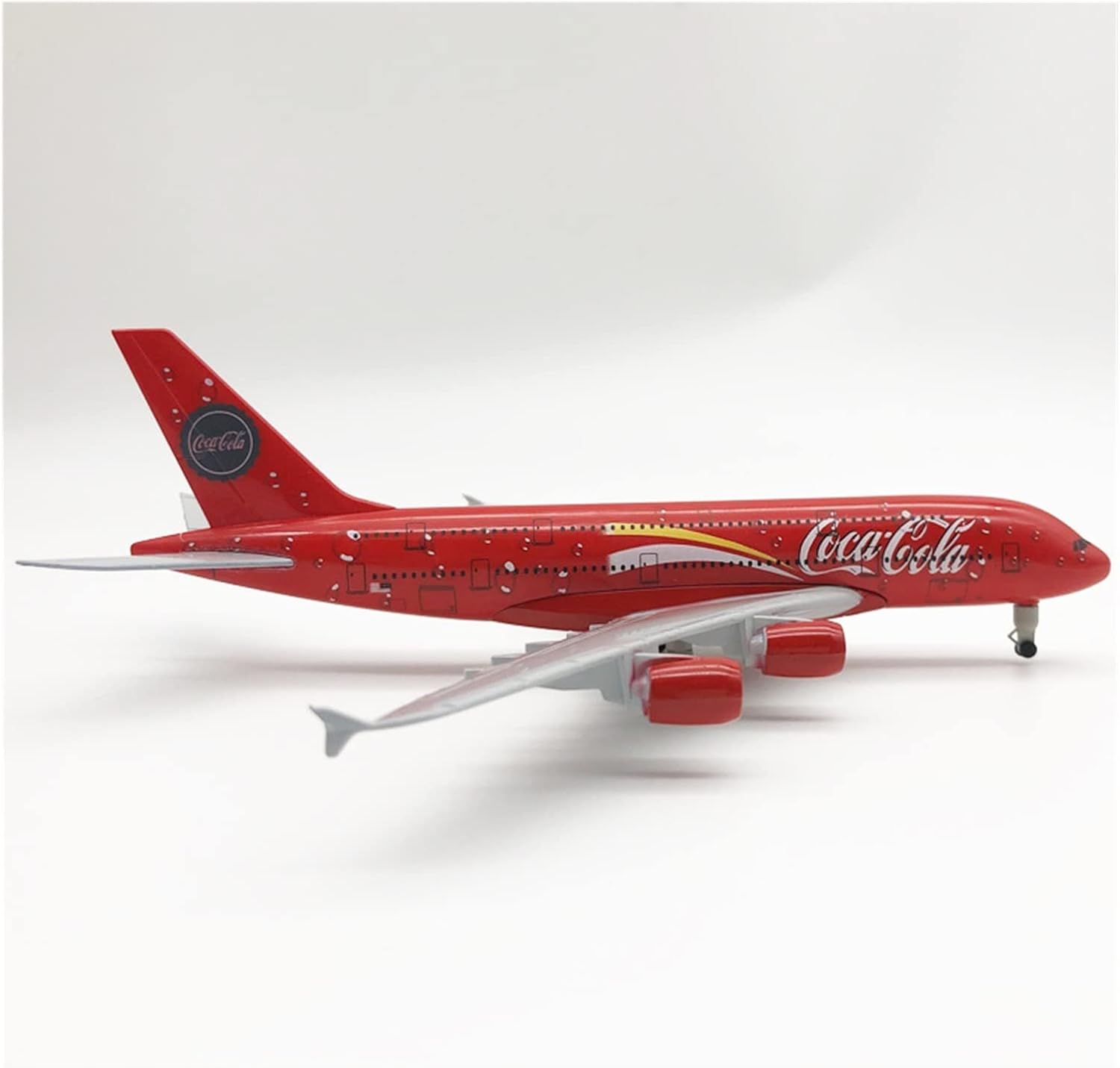 20CM Airplane Airbus Fit for A380 Aviation Model Toy Miniature Decorative Plastic Kit Hobby Playgame Kit