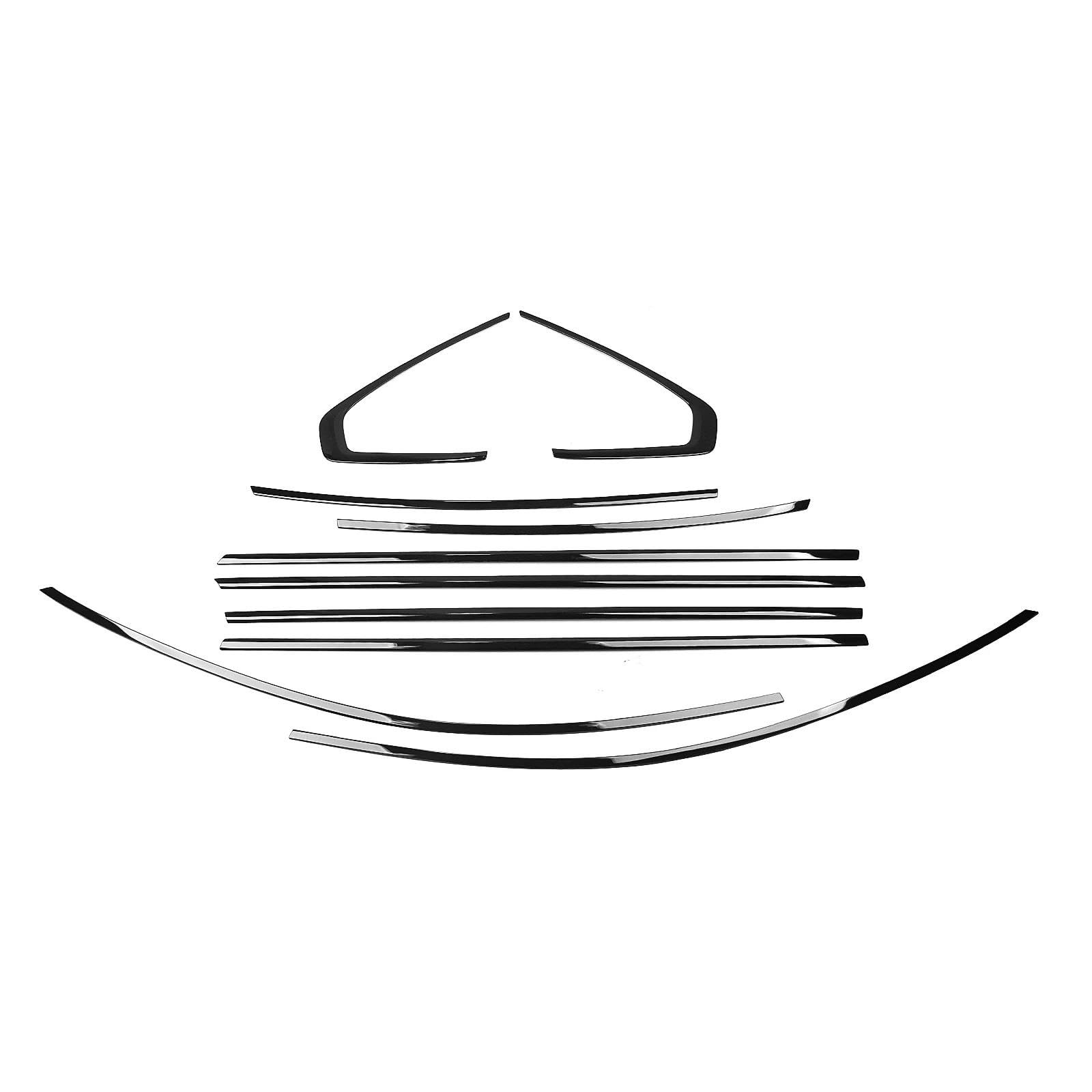 Car Window Side Seal Strip For Volvo For S90 2017 2018 2019 2020 2021 2022 2023 2024 2025 Car Door Window Molding Trim Frame Seal Weatherstrip