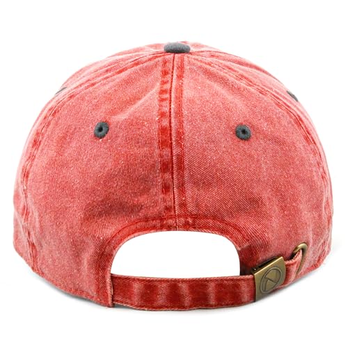 Image of The Hat Depot 100% Cotton Pigment Dyed Low Profile Dad Hat Six Panel Cap