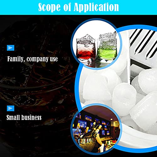 MHGD Automatische selbstreinigende Eismaschine für die Arbeitsplatte, tragbarer Eiswürfelbereiter, einfach zu bedienen… – Bild 3