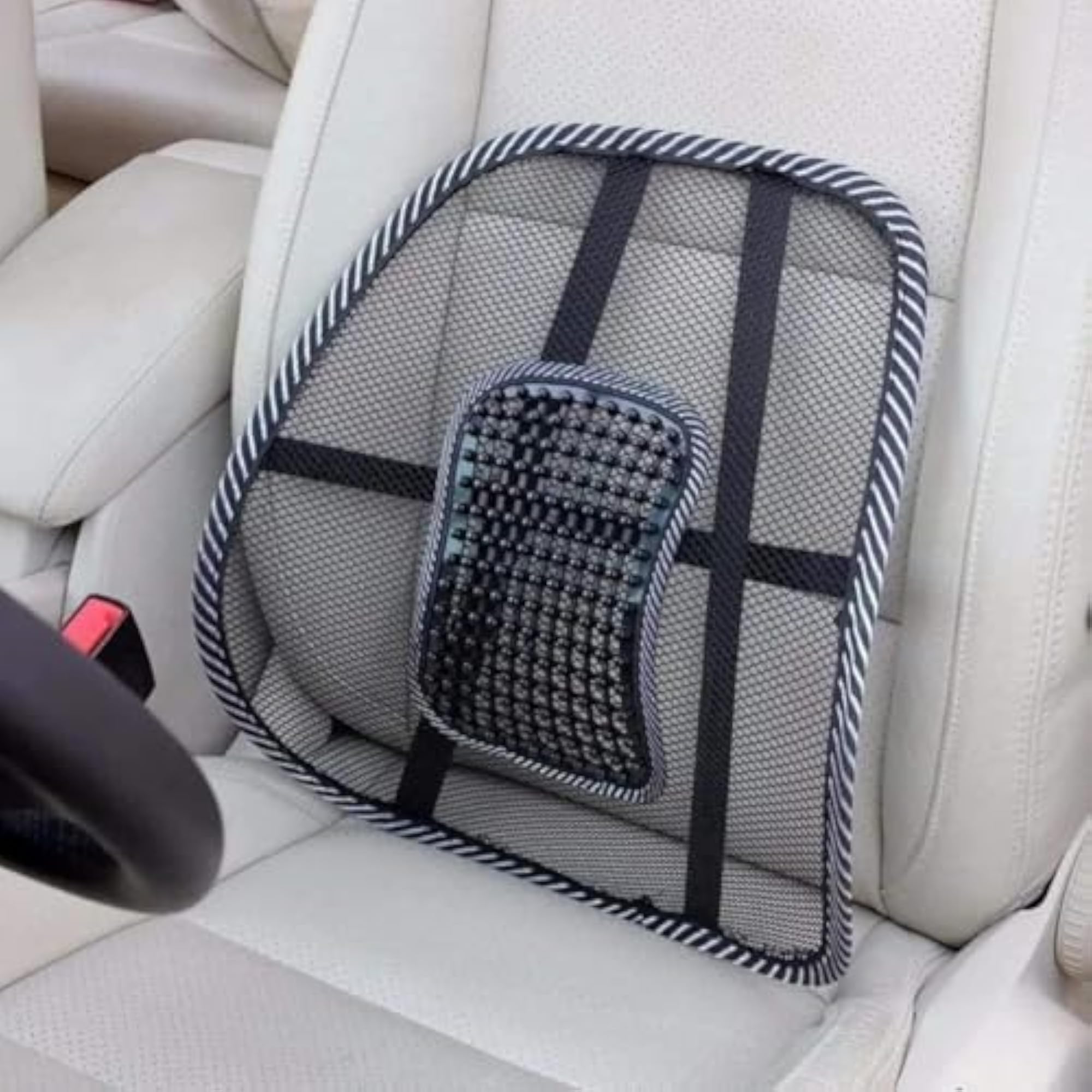 Mesh Back Support with Adjustable Strap