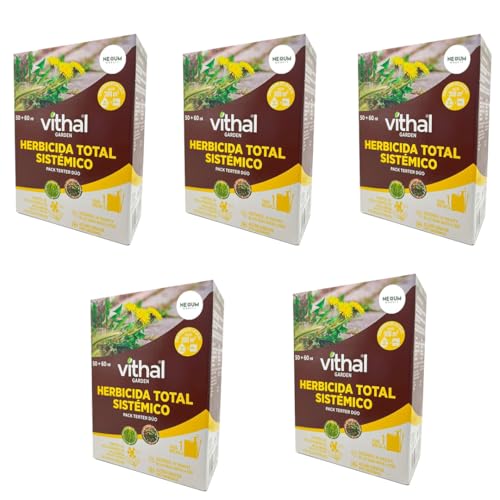 TERTER DUO Herbicida Total 50ml + 60ml | Elimina Malas Hierbas de Todo Tipo | Alternativa Eficaz al Glifosato (Roundup) para 15L de Agua | Cubre 300 m² | Solución Total 2 en 1 | Nexum Market (5)