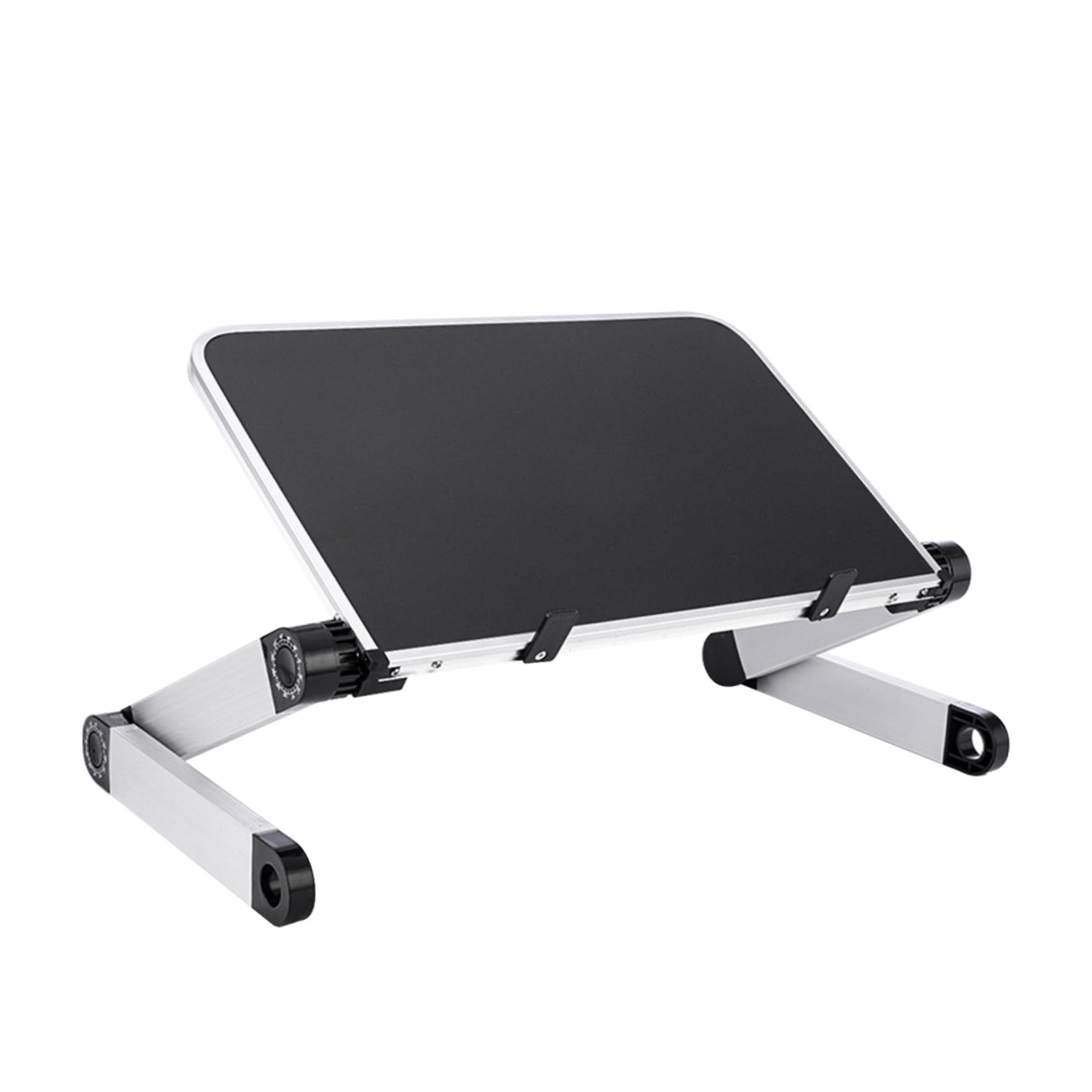 iplusmile Support de Bureau pour Ordinateur Portable et Tablette Support Ergonomique Réglable Ventilation pour Refroidissement Noir