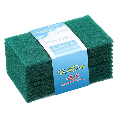 WATIIFUFU Spugne Abrasive da Cucina 10 Pezzi Spugne per Lavare i Piatti Resistenti 3 Strati per Pulizia Casa e Utensili per Pentole Wok e Uso Quotidiano
