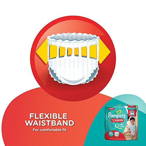 Image of Pampers Extra Large Size Diapers Pants (28 Count)