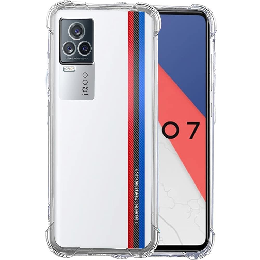 Amazon Brand - Solimo Mobile Cover Soft & Flexible Shockproof Back Case with Cushioned Edges Transparent for iQOO 7 Legend (B0BTT1L56P) Amazon Price History, Amazon Price Tracker