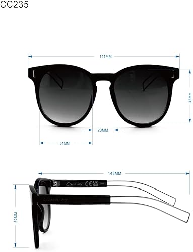 Miniatura 2 de Circus by Sam Edelman CC235 Fun - Gafas de sol redondas con protección UV para mujer. Regalos de moda para mujer, 2.205 in