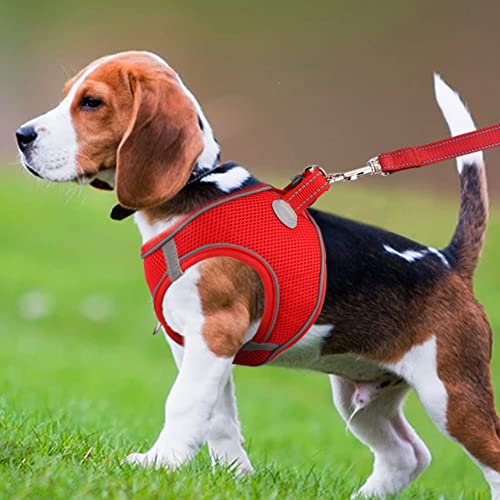 Joytale Step in Dog Harness,Soft Mesh Reflective Breathable Vest Harnesses,Easy Walk Harness with Safety Buckle for Medium Dogs,XL,Red - Image 2