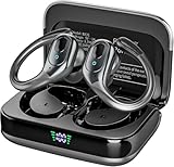 sajawass Wireless Earbuds, Sports Bluetooth Headphones, 75Hrs Playtime Ear Buds with LED Power Display, Noise Canceling Headset, IPX7 Waterproof Earphones for Workout/Running - Image 1